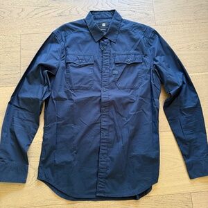 🔥 G-Star Raw Black Button-Up Shirt – Size M